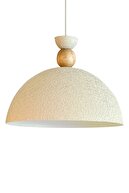 لوستر کرم لایت بافت دار Yimpi چراغ آویز تک اتاق نشیمن کافه آرایشگاه نورپردازی تزئینی شیرینی پزی-thumb