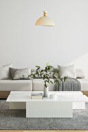 لوستر کرم لایت بافت دار Yimpi چراغ آویز تک اتاق نشیمن کافه آرایشگاه نورپردازی تزئینی شیرینی پزی-thumb