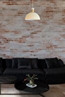 لوستر کرم لایت بافت دار Yimpi چراغ آویز تک اتاق نشیمن کافه آرایشگاه نورپردازی تزئینی شیرینی پزی-thumb