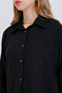 ست زیر کتانی مشکی زنانه اورسایز 6622-thumb