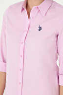 پیراهن آستین بلند صورتی زنانه 502888851-VR041-thumb