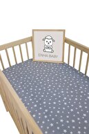 100 ٪ ورق های کودک تایر پارچه ای Ranforce پنبه ، ورق های تختخواب ، گهواره و پارک (70x110x5) (60x110x10)-thumb