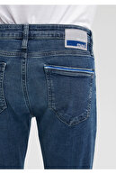 شلوار جین آبی تیره سایه دار جیک پرمیوم آبی 0042286530-thumb