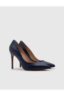 Navy Blue Leather