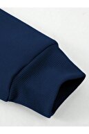 سویشرت مردانه آبی سرمه ای چاپ پاریس-thumb