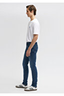 شلوار جین آبی تیره سایه دار جیک پرمیوم آبی 0042286530-thumb