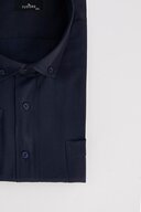 پیراهن یقه دکمه آبی آبی بزرگ شما بزرگ-thumb