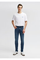 شلوار جین آبی تیره سایه دار جیک پرمیوم آبی 0042286530-thumb