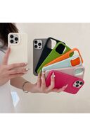 iPhone 13 Pro Max Case Velvet Camera محافظت شده از پوشش سیلیکون راه اندازی LSR-thumb