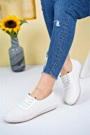 کفش های تخت بنددار دار سوراخ دار پوست زنانه نرم روزانه ارتوپدی-thumb