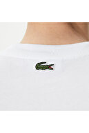 تیشرت مردانه منظم یقه گرد با چاپ سفید-thumb