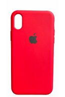 CAPIN Iphone X Xs Lansman Logolu Içi Kadife Renkli Silikon Kılıf X Kılıf