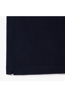 L.12.12 کلاسیک مناسب مردانه پنبه ارگانیک Navy Blue Polo-thumb