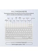 سازگار با همه دستگاه ها صفحه کلید بلوتوث بی سیم و ماوس تنظیم رایانه لوحی iPad Galaxy Honor Redmi-thumb