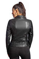 کت چرم مشکی چرم اصل Duarte-thumb