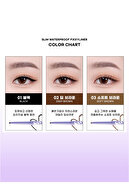 Fixxyliner ضد آب باریک - خط چشم لیفت دائمی ضد آب - 02 Deep Brown-thumb