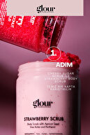 2 قطعه مجموعه قند نارگیل و اسکراب توت فرنگی | سلولیت ، پای توت فرنگی ، تسکین دهنده غرق شده-thumb