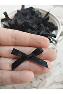 50 Fuchsia Pink Tiny 3.5x 4 سانتی متر روبان تزئینات هدیه کمان-thumb