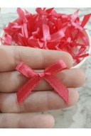 50 Fuchsia Pink Tiny 3.5x 4 سانتی متر روبان تزئینات هدیه کمان-thumb