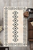 چاپ دیجیتال قابل شستشو بدون لغزش پایه ضد لکه فرش آشپزخانه فرش اتاق نشیمن و رانر-thumb