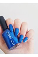 لاک ناخن آبی مروارید ساکس 34 - دارای رنگدانه بالا، ماندگاری طولانی مدت، خشک شدن سریع - لاک ناخن 34-thumb