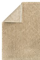 فرش مدرن تمیز شده بدون گرد و غبار موکا 669 بژ با نمای نی جوت-thumb