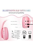 هدفون بلوتوث کودک هدفون Cat Pro 5.0 هوشمند RGB LED جزئیات بلوتوث بی سیم-thumb