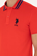 تی شرت مردانه اسلیم یقه پولو پایه قرمز 50279569-VR030-thumb
