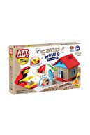 Dede Art Craft Kinetic Sand Play Set 13 Pieces - Sand House-thumb