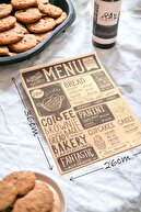 کاغذ روغنی پینترست خود طرح دار | کاغذ ارائه الگوی روزنامه قدیمی 50 قطعه هدیه کوزا-thumb