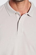 تی شرت یقه چوگان یقه طوسی یقه پارچه ای تنفسی و بافت نرم باریک مردانه باریک و باریک-thumb