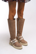 Beige Suede