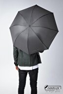 چتر نشکن نوع خفاش یونیسکس خاکستری مشکی M21mar077r002-thumb