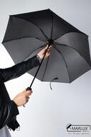 چتر نشکن نوع خفاش یونیسکس خاکستری تیره مشکی M21mar077r003-thumb