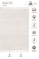 فرش کرم اسکاندیناوی مالتا اتاق نشیمن اتاق نشیمن اتاق خواب اتاق خواب راهرو آشپزخانه فرش ماشینی 33412a-thumb