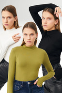 black oil green white