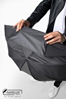 چتر نشکن نوع خفاش یونیسکس خاکستری مشکی M21mar077r002-thumb