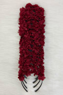 دستبند Nedime Bordeaux and Nedime Crown (پلاستیک) ، شب حنا ، مهمانی لیسانس ، عروس 20 قطعه-thumb