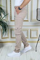 شلوار باری Beige Lycra مردان انعطاف پذیر گاباردین/بوم آبی CEP موبایل موبایل موبایل موبایل-thumb