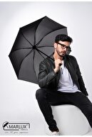 چتر نشکن نوع خفاش یونیسکس خاکستری مشکی M21mar077r002-thumb