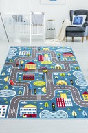 فرش سه بعدی ترافیک بافته فرش کودک مهد کودک مهدکودک حصیر بازی-thumb