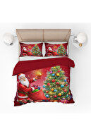 FANCY PINE TREE WITH SANTA CLAUS