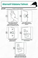 بدون دریل پیچ حفاری! چسب Easyfix کاغذ توالت کروم EF275 را کاهش می دهد-thumb