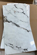 30x60 سانتی متر سنگ مرمر مادر مروارید خود چسب فوم سرامیکی حمام روکش پی وی سی پانل دیواری-thumb