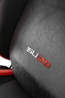 صندلی بازی حرفه ای 15 عدد پلاس قرمز/مشکی-thumb