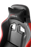 صندلی بازی حرفه ای 15 عدد پلاس قرمز/مشکی-thumb