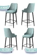 Chair Sea Green Legs Black