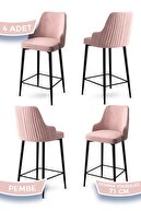 Chair Pink Legs Black