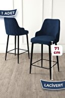 Chair Navy Blue  Legs Black