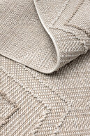 Cream Alba Beige هندسی راه راه-thumb